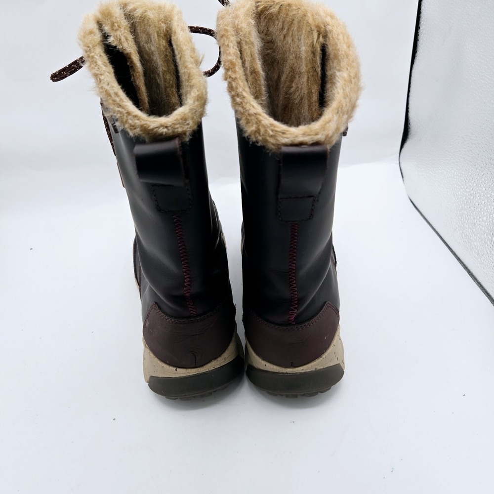Chaco Mohagany Brown Leather Women's Boots Size 6 - Picture 7 of 11